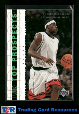 UD Top Prospects #55 2003 LeBron James Foto 1 de 2