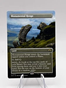 Monumental Henge 0354 Borderless Modern Horizons 3 MH3 MTG NM - Bild 1 von 2