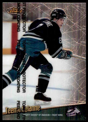 1998-99 TOPPS FINEST TEEMU SELANNE ANAHEIM MIGHTY DUCKS #1 - Image 1 of 2