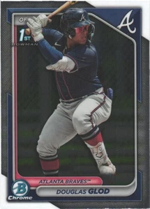 2024 Bowman Chrome Prospects #BCP-11 Douglas Glod Atlanta Braves - Picture 1 of 2