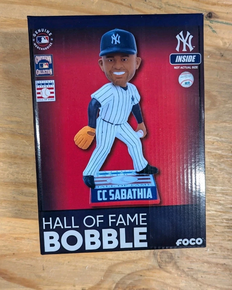 CC Sabathia Hall Of Fame Bobblehead (HOF 2025) New York Yankees FOCO /240 - Image 1 of 1