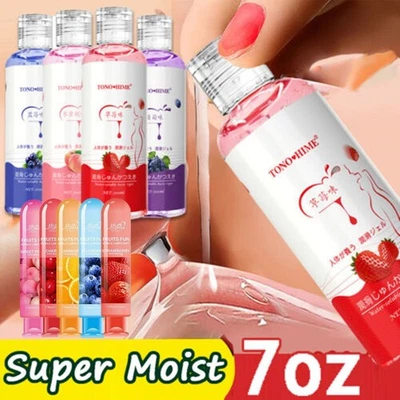 Gel lubricante comestible sabor fruta adulto lubricante comestible sexo oral masaje sexual aceite Foto 1 de 4