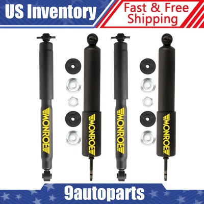 Juego de amortiguadores Monroe delanteros y traseros para Chevy Express GMC Savana 2500 3500 Foto 1 de 4
