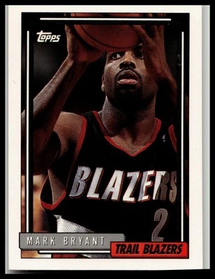 1992-93 Topps #235 Mark Bryant - Image 1 of 2