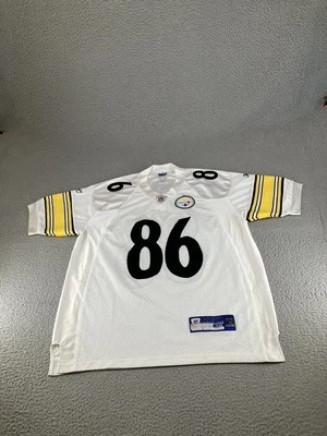 Camiseta deportiva de los Pittsburgh Steelers para hombre XL NFL fútbol americano Hines Ward 86 Reebok retro Foto 1 de 4