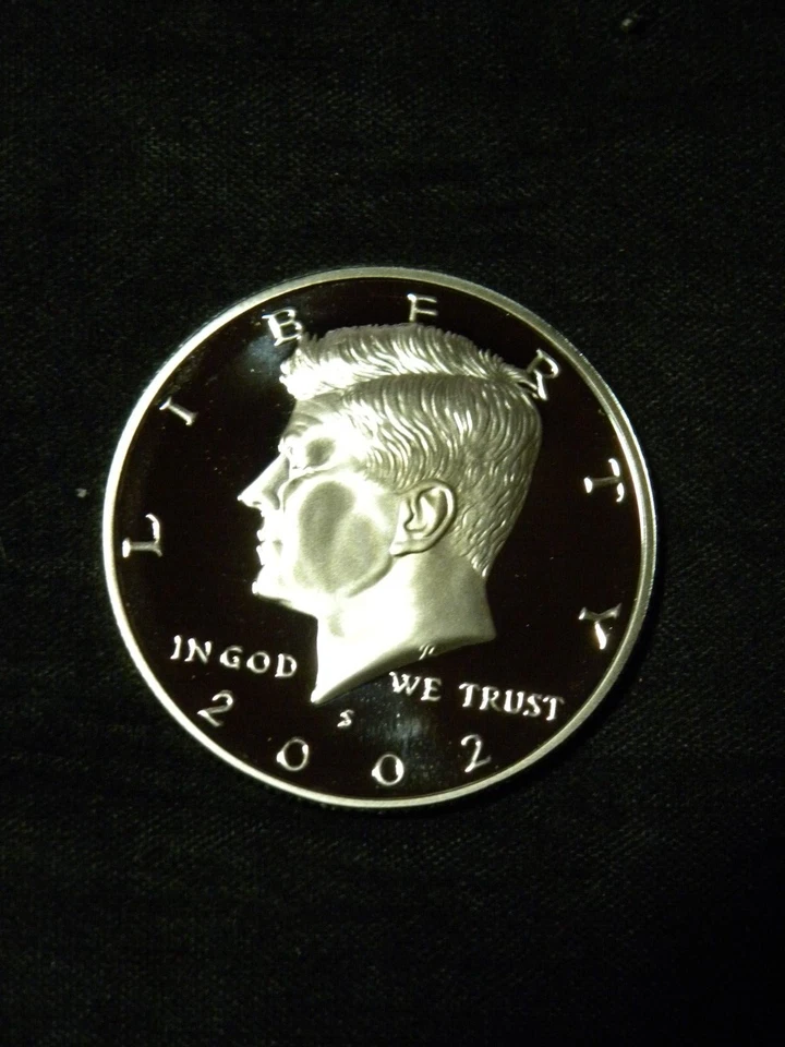 2002 S SILVER Kennedy Half Dollar from US Mint SILVER Proof Set - Image 1 of 1
