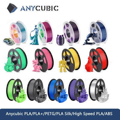 【Add 3 Pay 2】1KG ANYCUBIC 1.75mm PLA/PLA+/PETG/Silk/High Speed/ABS Filament Lot - image 1 of 3