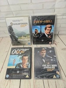 James Bond, 007, DVD bundle, X4, Sean Connery, Roger Moore, 2x new, 2x used - Picture 1 of 2