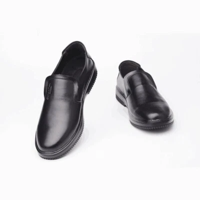 Men's Restaurant Oil Resistant Kitchen Work Shoes Loafer Slip-On Skid Non-Slip - Image 1 of 4