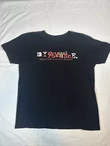 My Chemical Romance Three Cheers For Sweet Revenge Tracklist Shirt Men’s Large - Picture 1 of 5