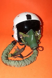 Air Force Fighter Pilot High Altitude Helmet Tk-11,Oxygen Mask - Picture 1 of 16
