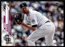 2020 Topps Series 1 Base #293 Wade Davis - Colorado Rockies