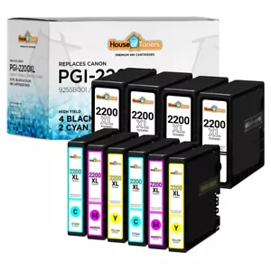 PGI-2200XL PGI2200XL Ink Cartridges for Canon Maxify MB5120 MB5320 MB5420 Lot - Picture 1 of 12