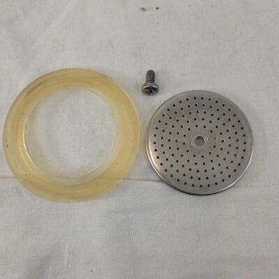 Krups 972 972A 963 963A Blanco Cafetera Espresso Grupo Cabezal Pantalla con Junta y Tornillo Foto 1 de 4