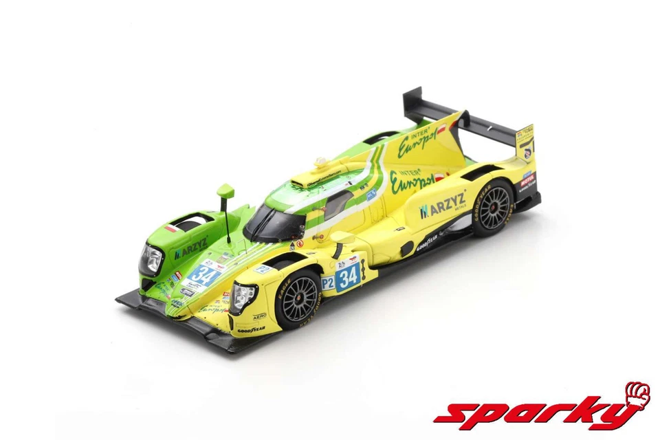 Spark 1/64 Oreca 07 - Gibson #34 Inter Europol Competition 24H Le Mans 2022 Y268 - Immagine 1 di 1