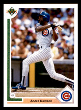 1991 Upper Deck Andre Dawson    #454 Chicago Cubs