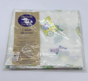 Vintage Cincinnati, Ohio Federated Department Stores Nursery Train Pillow Case - Picture 1 of 6