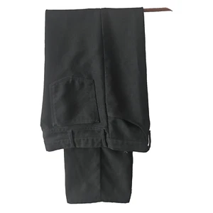 Vintage 80er Wrangler Herren Polyester Hose 38x32 schwarz Freizeit elegant gerades Bein - Bild 1 von 12