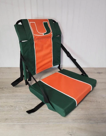 University Of Miami Hurricanes Bench Chair And Clock Lot Fanfare Cover