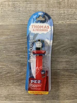 Thomas & Friends Brush Buddies PEZ Poppin Cepillo de dientes suave - STOCKING STUFFER Foto 1 de 2