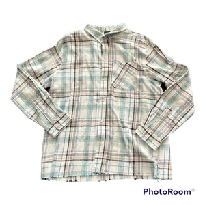 Boohoo Man Adult XL Long Sleeve Button Front Cotton Collared Shirt Men's NWT - Picture 1 of 11
