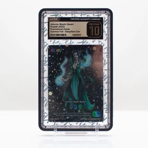 KRYPTIK TCG - Juturna (2023)  ebay Exclusive Promo Cosmos - CGC 10 PRISTINE - Picture 1 of 2