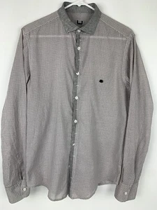 Adolfo Dominguez Mens Small Long Sleeve Button Front Dress Shirt Designer - Picture 1 of 9