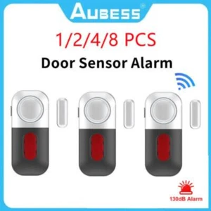 1-8PCS Door Window Alarm 130dB Magnetic Sensor Alarm Home Security Burglar Alarm - Picture 1 of 15