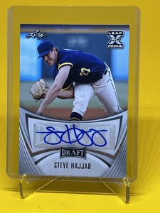 2021 Leaf Draft Steve Hajjar Autographed Card #BA-SH1
