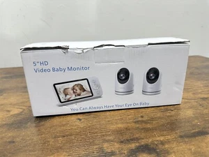 Itomoro Babyphone mit 2 Kameras, 5" HD Split-Screen (Neu geöffnete Verpackung) KOSTENLOSER VERSAND - Bild 1 von 9
