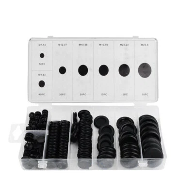 170Pcs Car Power Wiring Rubber Grommet Firewall Hole Plug Gasket Set Accessories - Image 1 of 4