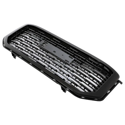Parrilla superior delantera negra brillante estilo malla ABS para GMC Yukon XL 2015-2020 Foto 1 de 4