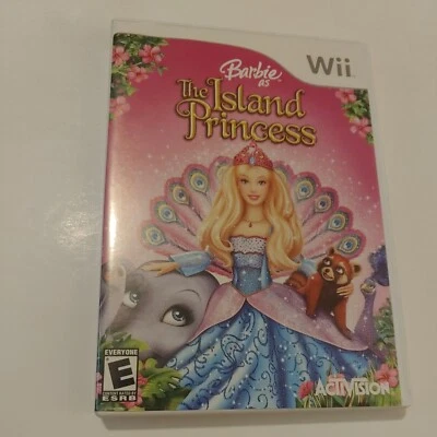 Игра Barbie as the Island Princess (Nintendo Wii, 2007 года) в комплекте с руководством - Изображение 1 из 3
