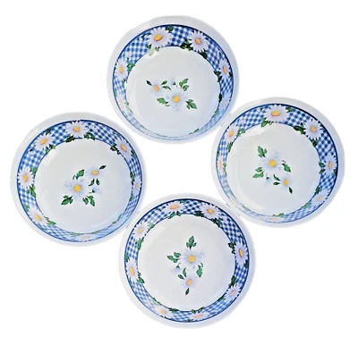 Juego de 4 cuencos pequeños de melamina ideales para pasta-ensalada-sopa-cereal-arroz-postre Foto 1 de 4