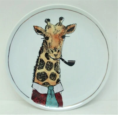 The Cellar Salad Plate, Giraffe Design Covers Front - 9 Inch - Set of 5 - Image 1 of 3