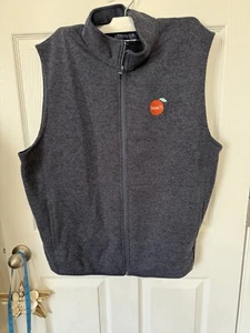 Herren Full Zip Up Weste Orange Beach Alabama Blau Meliert Grau XXL Gulf Shores - Bild 1 von 4