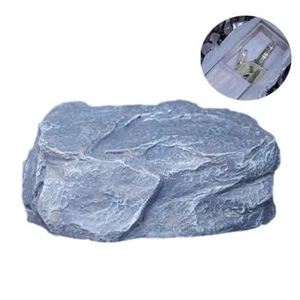 OUTDOOR ROCK HIDE A KEY HOUSE HOME Emergency Spare Safe Key L5G0 Car Hider R4V9 - Picture 1 of 12