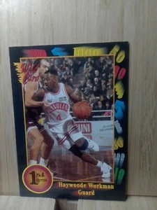 HAYWOODE WORKMAN🏆Topps 1992 1st Edition Wild Card #78 NBA Card🏆FREE POST - Picture 1 of 2