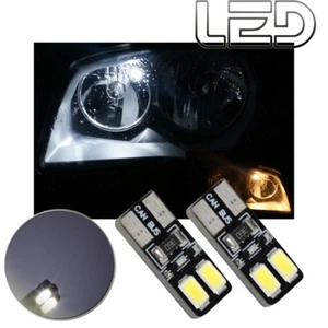 2 Ampoules LED Veilleuses Feux de position Blanc anti Erreur Odb Canbus w5w T10 - Picture 1 of 2