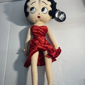 Betty Boop Plüschpuppe rotes Kleid 2007. NEU SELTEN!             22 Zoll groß - Bild 1 von 9