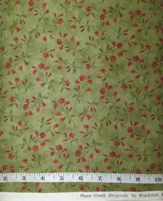 Peace Creek Drygoods Cornflower 1890-1915 BTY Brackman & Thompson Moda Fabrics - Image 1 of 2