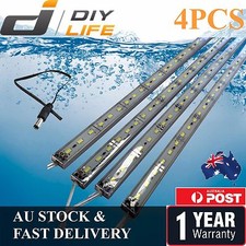 4x12v Waterproof Cool White 5630 LED Strip Lights Bars Camping Caravan Boat Car