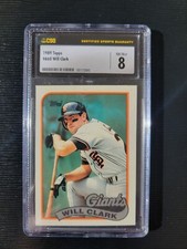 1989 Topps #660 Will Clark CSG 8