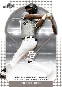 5-Count Lot Emanuel Dean 2018 Leaf Perfect Game NIKE All-American Rookies