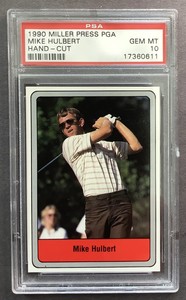 1990 donruss miller press #0 mike hulbert rc; gem mint PSA 10  (POP 2, 0^)