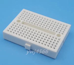 1Pcs White Mini Solderless Prototype Breadboard 170Tie-points for Arduino Shield - Picture 1 of 2