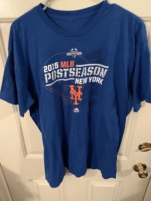 Ny Mets 2015 Postseason T Shirt Large L - Image 1 of 4