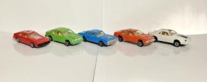 Vintage Yatming 1:64 lot of five diecast cars - some hard to find variations! - Picture 1 of 5