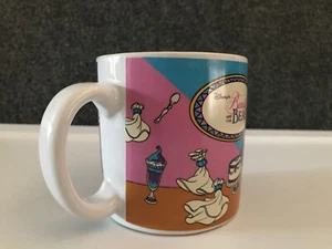 Vintage Disney Beauty And The Beast Coffee Mug Cup Belle, Chip, Mrs Potts No Box - Picture 1 of 8
