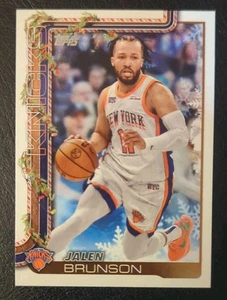 2025-26 Topps Holiday Basketball Jalen Brunson Back Variation SSP #SSB-JB - Bild 1 von 2